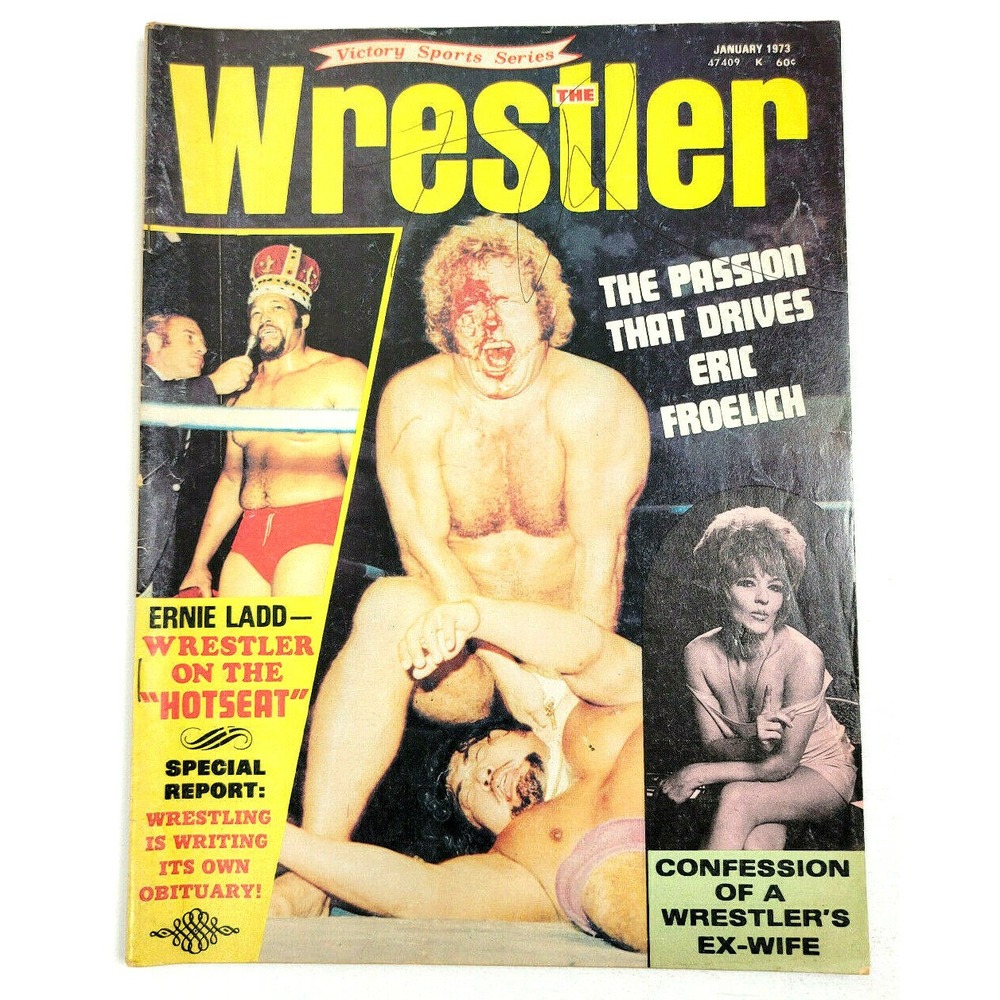 INSIDE WRESTLING - JAN 1973‎ / ERNIE LADD / CARLOS COLON / ALDO BRAVO